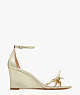 Flamenco Wedges, Pale Gold, ProductTile