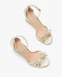 Flamenco Wedges, Pale Gold, Product
