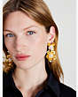 Flora Statement Earrings, White Multi, Product