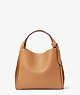 Knott Pebbled Leather & Suede Medium Crossbody Tote, Bungalow, ProductTile