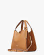 Knott Pebbled Leather & Suede Medium Crossbody Tote, Bungalow, Product