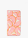 spencer grapefruit iphone 13 pro magnetic wrap folio case, , s7productThumbnail
