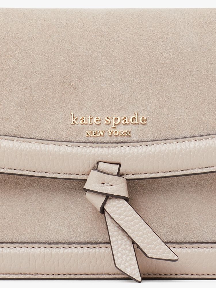 Knott Leather & Suede Flap Crossbody | Kate Spade New York