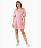 Ponte Puff-sleeve Dress, Dark Pink Sugar, ProductTile