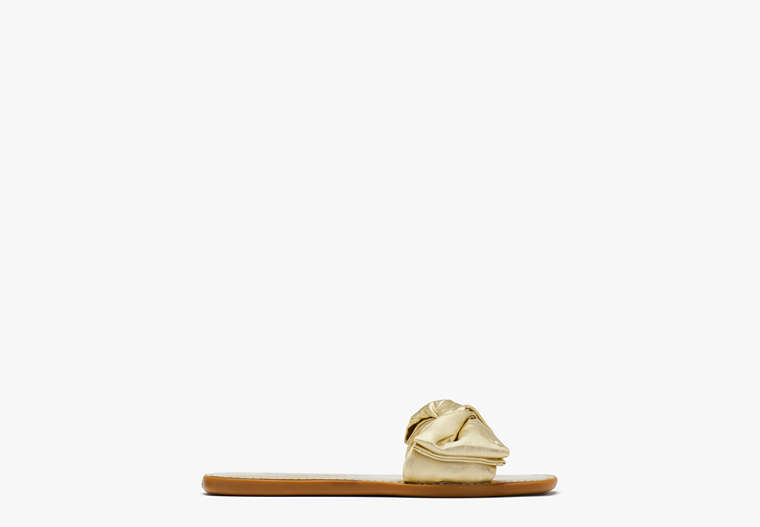 Bikini Bow Slide Sandals, , Product