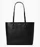 Perry Laptop Tote, Black, ProductTile