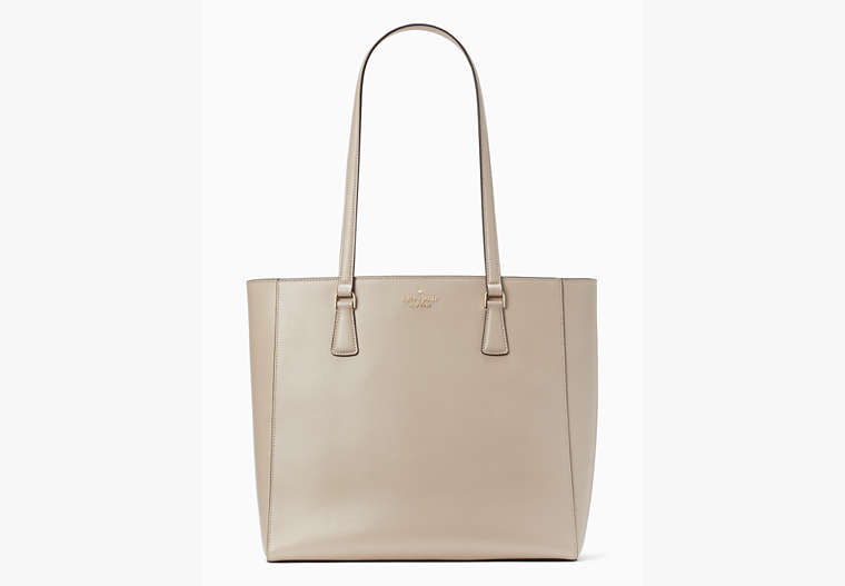 Kate Spade,perry leather laptop tote,Tusk image number 0