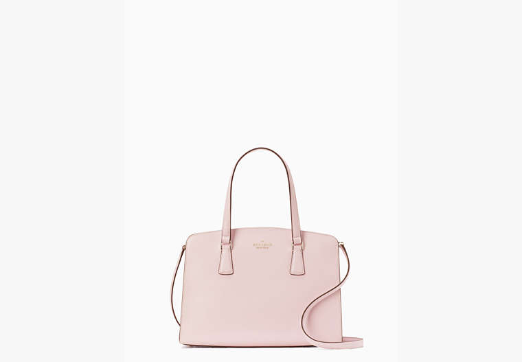 Perry Leather Medium Satchel, Chalk Pink, Product image number 0