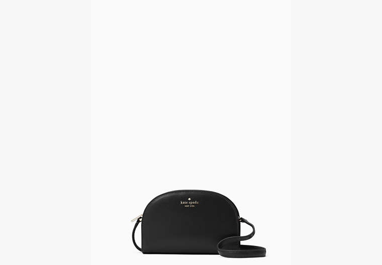 Perry Leather Dome Crossbody, Black, Product image number 0