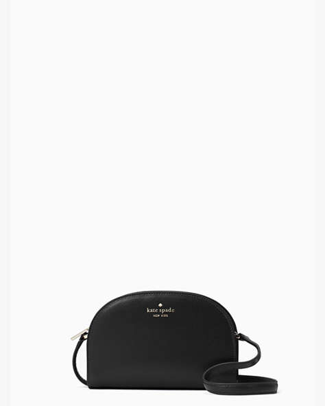 Perry Leather Dome Crossbody, Black, ProductTile