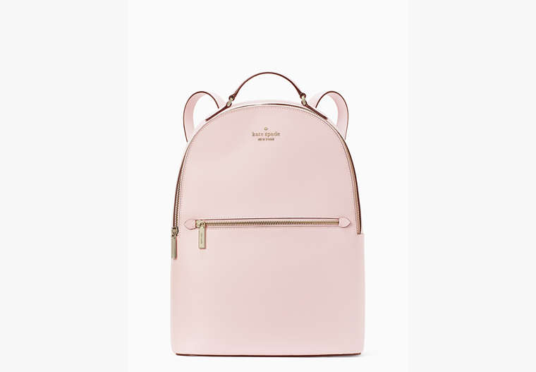 Perry Leather Large Backpack, Chalk Pink, Product image number 0