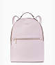 Perry Leather Large Backpack, Pale Amethyst, Product