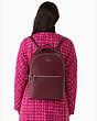 Perry Large Backpack, Deep Berry, Product