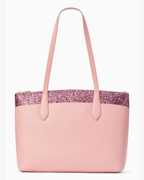 Flash Glitter Tote, Pink, ProductTile