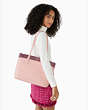 Flash Glitter Tote, Pink, Product