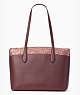 Flash Glitter Tote, Cherrywood, ProductTile