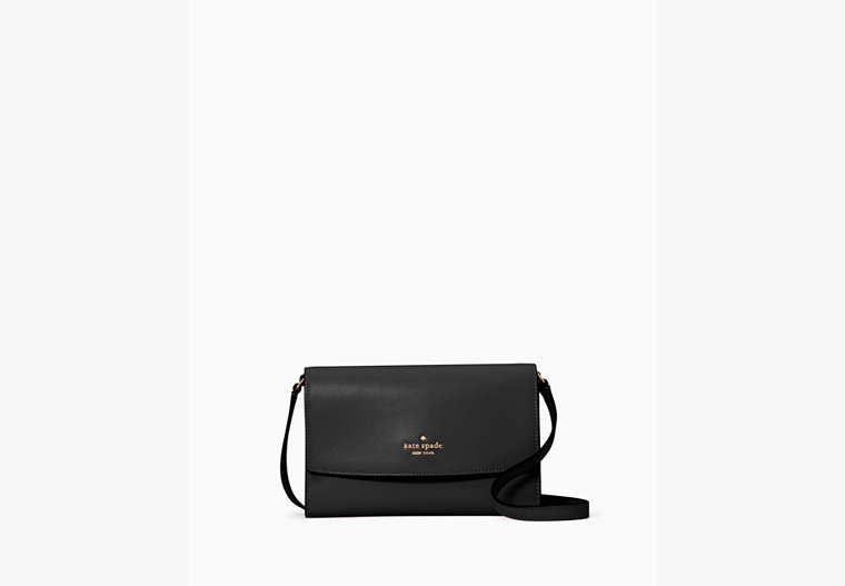 Perry Leather Crossbody, Black, Product image number 0