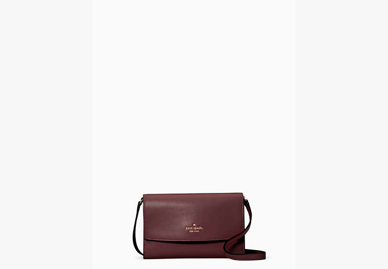 Perry Leather Crossbody, Deep Berry, Product image number 0