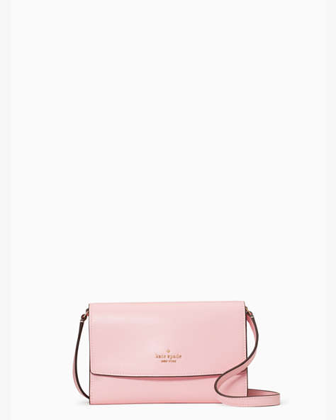 Perry Leather Crossbody, Mitten Pink, ProductTile