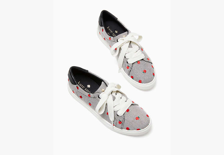 Athena 2 Apple Sneakers, Grey / Red Apples, Product