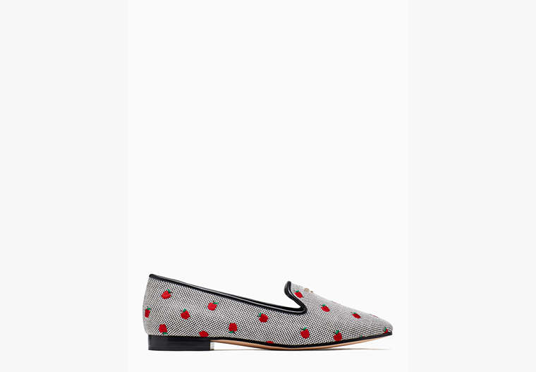 Claudia Red Apple Flats, Grey / Red Apples, Product image number 0
