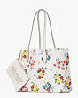 All Day Bouquet Toss Large Tote, Halo White Multi, Product