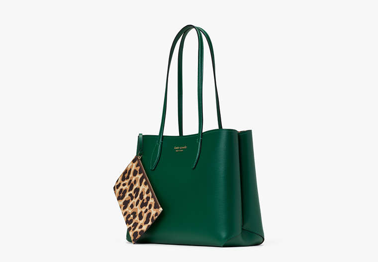 All Day Lovely Leopard Pop Large Tote, Arugula, Product