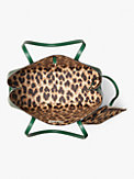 All Day Pop Leopard Tote Bag aus schraffiertem Leder, groß, , s7productThumbnail