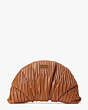 Patisserie Pleated 3d Croissant Clutch, Allspice Cake, Product