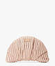 Patisserie Pleated 3d Croissant Clutch, French Rose, ProductTile