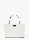 sam icon spazzolato leather small tote, , s7productThumbnail