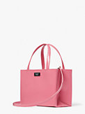 sam icon spazzolato leather small tote, , s7productThumbnail