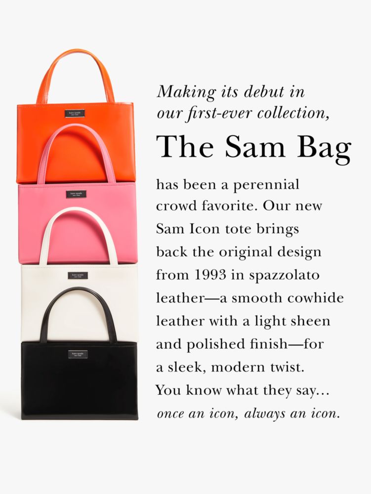 Sam Icon Leather Small Tote | Kate Spade New York