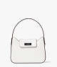 Sam Icon Leather Mini Hobo Bag, True White, ProductTile