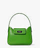 Sam Icon Leather Mini Hobo Bag, Green, ProductTile