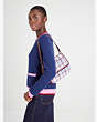 Hudson Tweed Medium Convertible Shoulder Bag, Dark Merlot Multi, Product