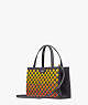 Sam Icon Floral Embellished Nylon Small Tote, Black Multi, ProductTile