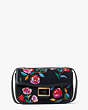Katy Autumn Floral Needlepoint Medium Convertible Shoulder Bag, Black Multi, Product