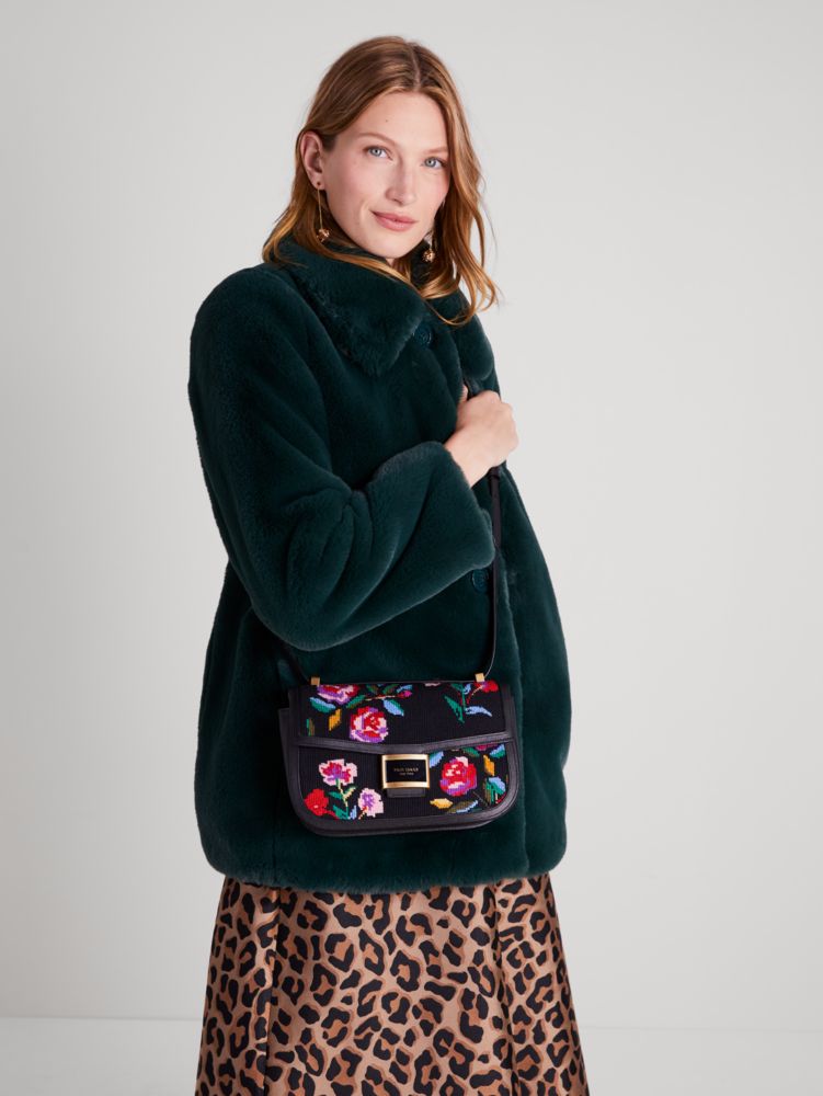 Katy Autumn Floral Needlepoint Medium Convertible Shoulder Bag | Kate Spade  New York