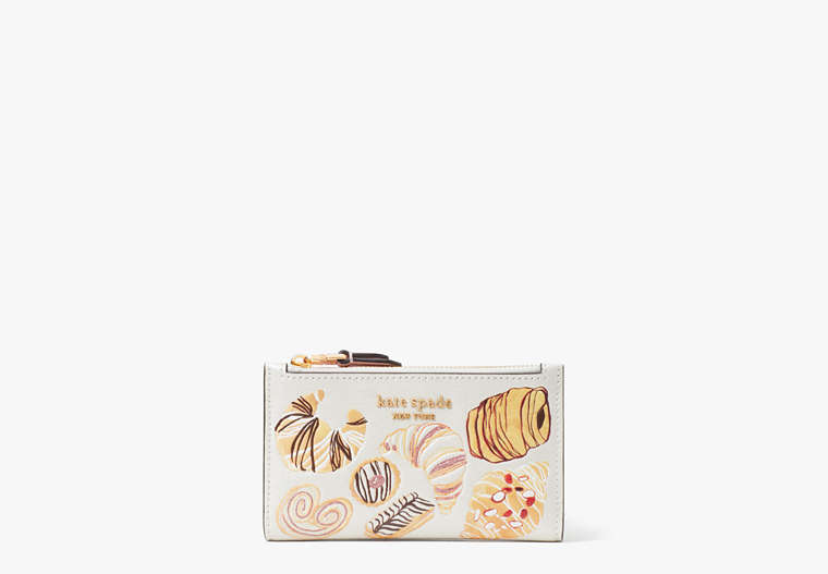 Patisserie Small Slim Bifold Wallet, Halo White Multi, Product