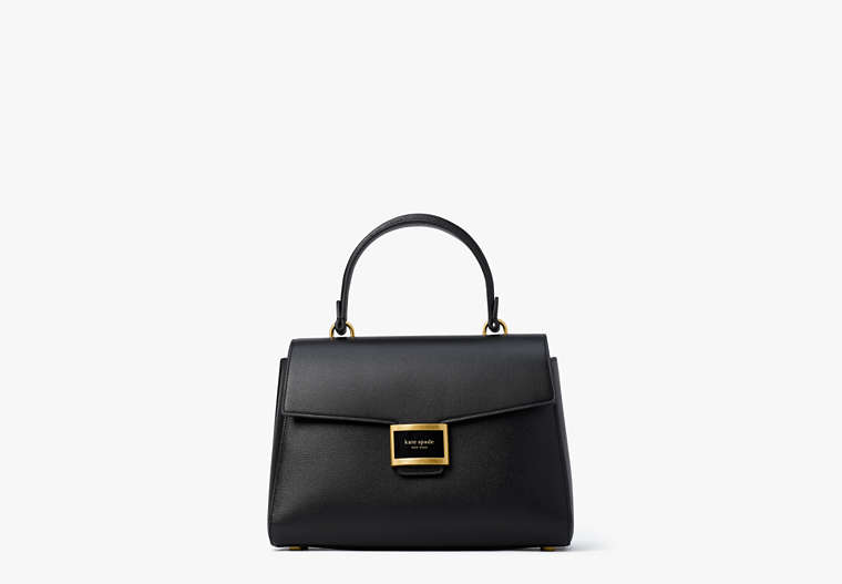 Katy Medium Top-handle Bag, Black, Product
