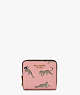 Morgan Leopard Small Compact Wallet, Dancer Pink, ProductTile