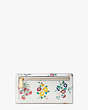 Morgan Bouquet Toss Embossed Slim Bifold Wallet, Halo White Multi, Product