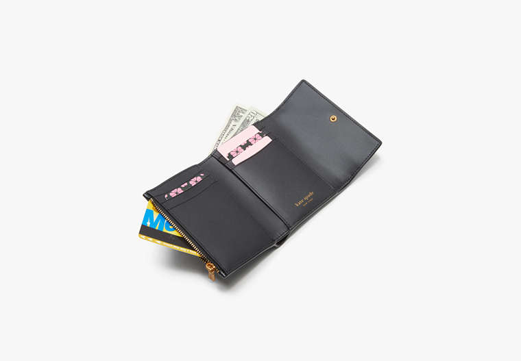 Katy Bifold Flap Wallet, Black, Product