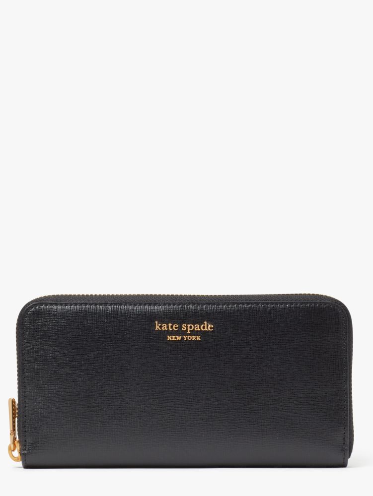 Kate Spade Morgan Saffiano Leather Zip Around Continental Wallet