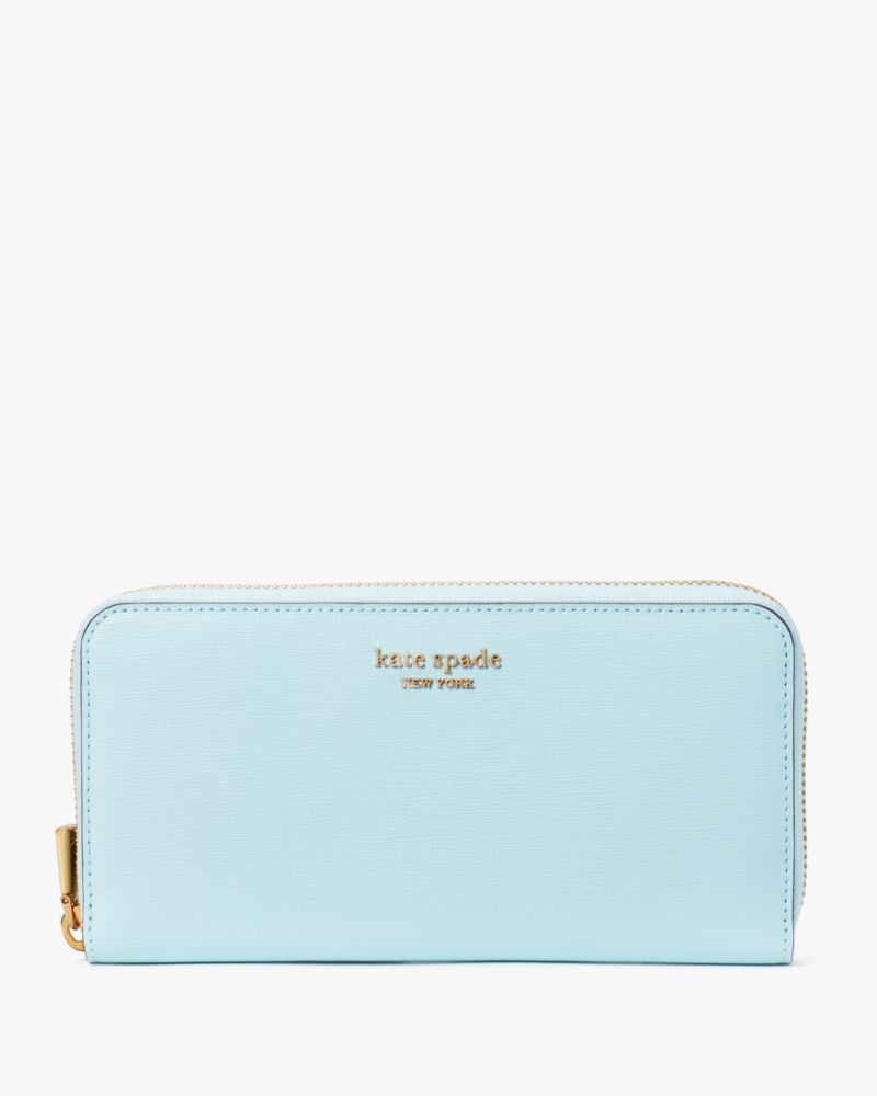 Kate Spade Morgan Zip-around Continental Wallet In Perfect Pool