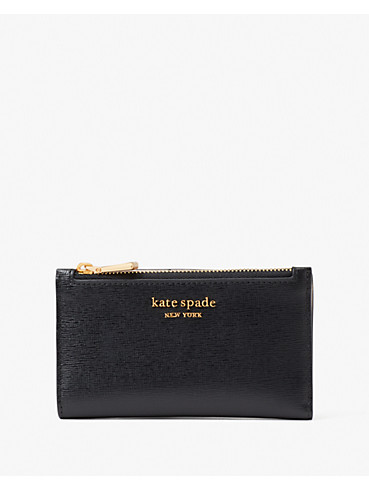 morgan saffiano leather small slim bifold wallet, , rr_productgrid