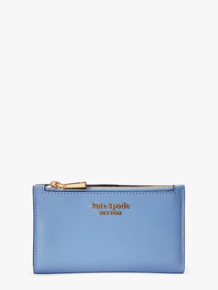 Kate Spade Morgan Small Slim Bifold Wallet In Kingfisher