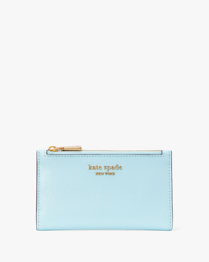 Kate Spade Morgan Small Slim Bifold Wallet In Perfect Pool