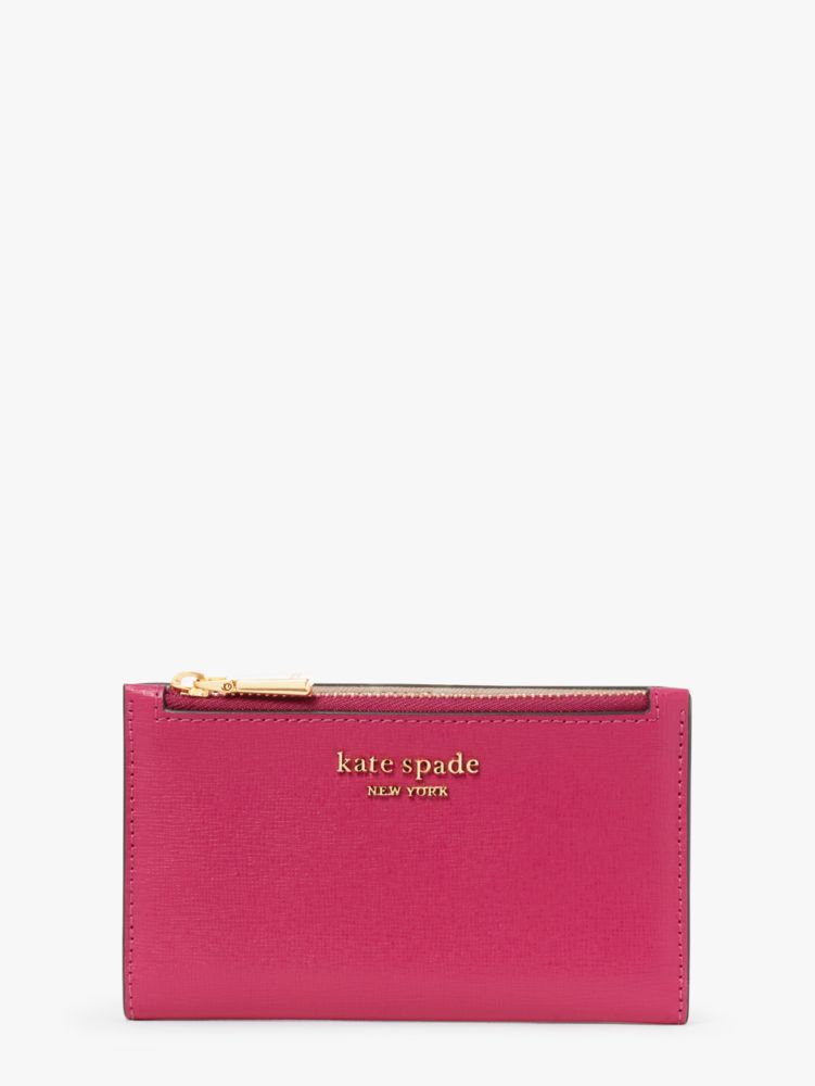 Kate Spade Morgan Saffiano Leather Small Slim Bifold Wallet